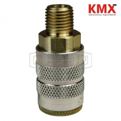 F-Series Pneumatic Manual Male Threaded Coupler 2FM3-B