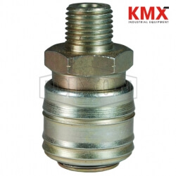 M-Series ARO Pneumatic Automatic Male Threaded Coupler 2MM2-PL