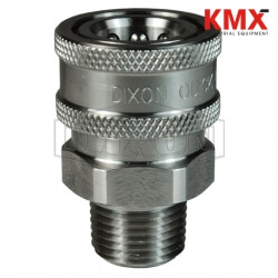 DQC V-Series Snap-Tite H/IH Interchange Unvalved Male Coupler 2VM2-SS-E