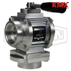 MannTek Two-Way Full Flow Ball Valve Female NPT 2WAYBV200-SH
