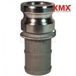Cam & Groove Hastelloy® Type E Adapter x Hose Shank 300-E-HA