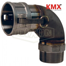 Cam & Groove 90° Type B Coupler x Male NPT Elbow 300B-90SS
