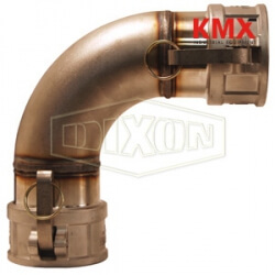 Dixon® Type DD 90° Elbow Coupler x Coupler 300DD-90SS