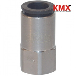 Legris Nylon/Nickel-Plated Brass Push-In Female Connector 30140411