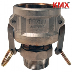 Cam & Groove Reducing Type B Coupler x Male NPT 3020-B-AL