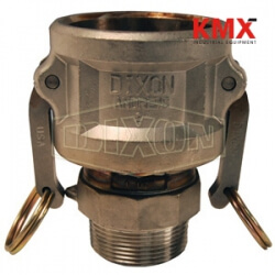 Cam & Groove Reducing Type B Coupler x Male NPT 3020-B-SS