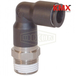 Legris Nylon/Nickel-Plated Brass Push-In Extended Male Elbow 31296018