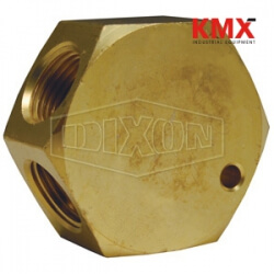 Flat Hex Air Manifold, 3/8