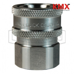 DQC V-Series Snap-Tite H/IH Interchange Unvalved Female Coupler 10VBF10-SS-E