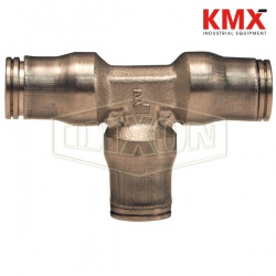 Nickel-Plated Brass Legris Push-In Equal Union Tee 36045600