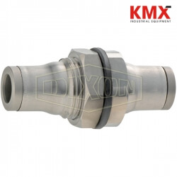 Legris Stainless Steel Push-In Bulkhead Connector 38165600