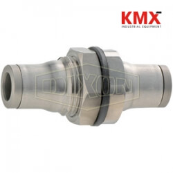 Legris Stainless Steel Push-In Bulkhead Connector 38166000