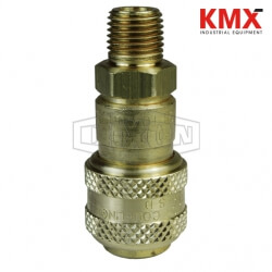 D-Series Pneumatic Automatic Male Threaded Coupler 3DBM3-B