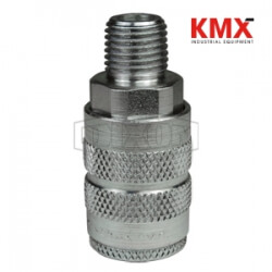 F-Series Pneumatic Manual Male Threaded Coupler 3FM3