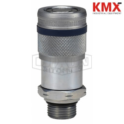DQC HT-Series Flushface Male Threaded Coupler 3HTOM3