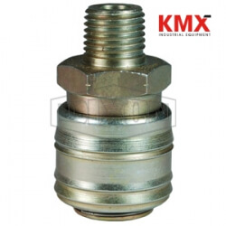 M-Series ARO Pneumatic Automatic Male Threaded Coupler 3MM4-PL