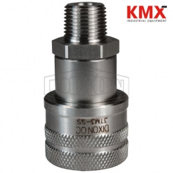 DQC T-Series Male NPTF Ball Coupler 3TM3-SS