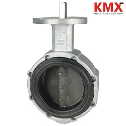 One Piece Aluminum Butterfly Valve with Iron Disc 4-480-1500