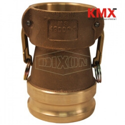 Dixon® Cam & Groove Jump Size Coupler x Adapter (Type DA) 4030-DA-BR