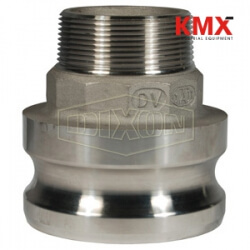 Cam & Groove Reducing Type F Adapter x Male NPT 4030-F-SS