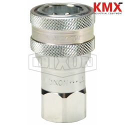 AG-Series Agricultural Poppet Valve Female Threaded Coupler 4AGOF4-PV