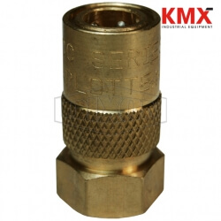 DQC CM-Series Industrial Mold Interchange Unvalved Coupler Female NPTF 4CMF4-B-E