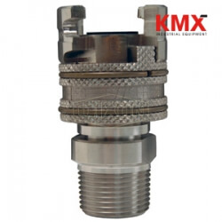 Dual-Lock P-Series Thor Interchange Male Thread Coupler 4PM6-S