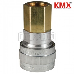 SHD-Series Schrader Pneumatic Female Threaded Coupler 4SHDF6