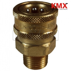 DQC V-Series Snap-Tite H/IH Interchange Unvalved Male Coupler 4VM4-B-E