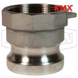 Dixon® Cam & Groove Type A Adapter x Female NPT 50-A-SS