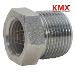 Male NPTF x Female NPTF Hex Reducer Bushing 5406-12-6