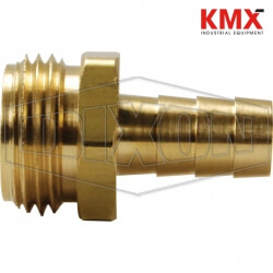 Short Shank GHT Male Coupling with Hex Nut 5851212C