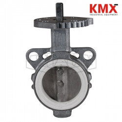 One Piece Aluminum Butterfly Valve with Stainless Steel Disc 6-400-3501