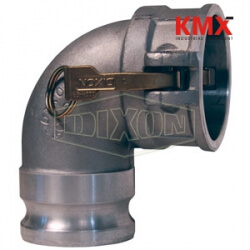 Dixon® Type DA 90° Elbow Adapter x Coupler 600DA-90AL