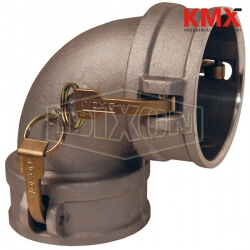 Dixon® Type DD 90° Elbow Coupler x Coupler 600DD-90AL