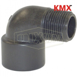 Schedule 80 Threaded Polypropylene 90° Street Elbow 62246