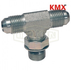 Male 37° Flare x Male O-ring Boss Branch Tee 6803-10