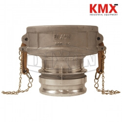 Dixon® Cam & Groove Reducing Coupler x Adapter (Type DA) 8060-DA-AL