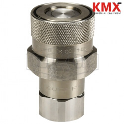 DQC VEP-Series Female Threaded Coupler 8VEPF8-SS
