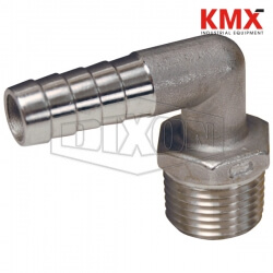 Male NPT x Hose Barb 90° Elbow 1290806SS