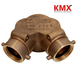 Double Clapper Siamese Connection Bottom Outlet 90DCS6025F-SP