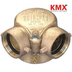 Single Clapper Siamese Connection Bottom Outlet 90SCS4025F