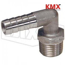 Male NPT x Hose Barb 90° Elbow 1291212SS