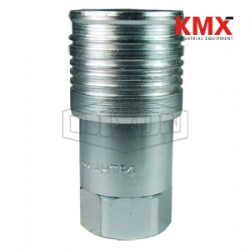 DQC HT-Series Flushface Female Threaded Coupler 12HTF12