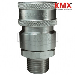 DQC V-Series Snap-Tite H/IH Interchange Unvalved Male Coupler 12VM12-SS-E
