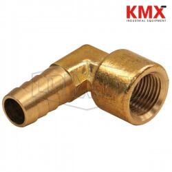 Female NPTF x Hose Barb 90° Elbow 1340402C