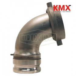 Railroad Tank Car Connection x 20° Cam & Groove Adapter ATCA40