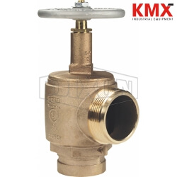 Domestic Brass Angle Hose Valve Grooved Inlet AVG250F