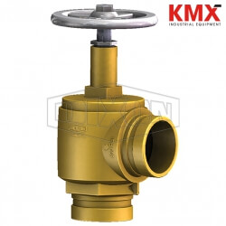 Domestic Brass Angle Hose Valve Grooved Inlet AVG250G