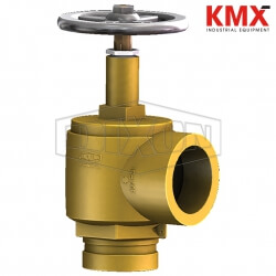 Domestic Brass Angle Hose Valve Grooved Inlet AVGF250